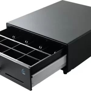 Cajón de dinero EC LINE EC-5100II-BLACK, Negro, Acero, 8, 4, Llave