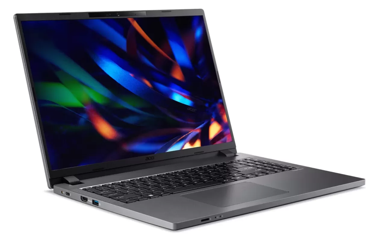 LAPTOP ACER TRAVELMATE P2 CORE I5-1335U; 16 WUXGA IPS; 8 GB RAM; 512GB; FINGERPRINT; WIN 11 PRO; 1 año de garantía + 1 año contra Robo; GRIS ACERO - Imagen 3