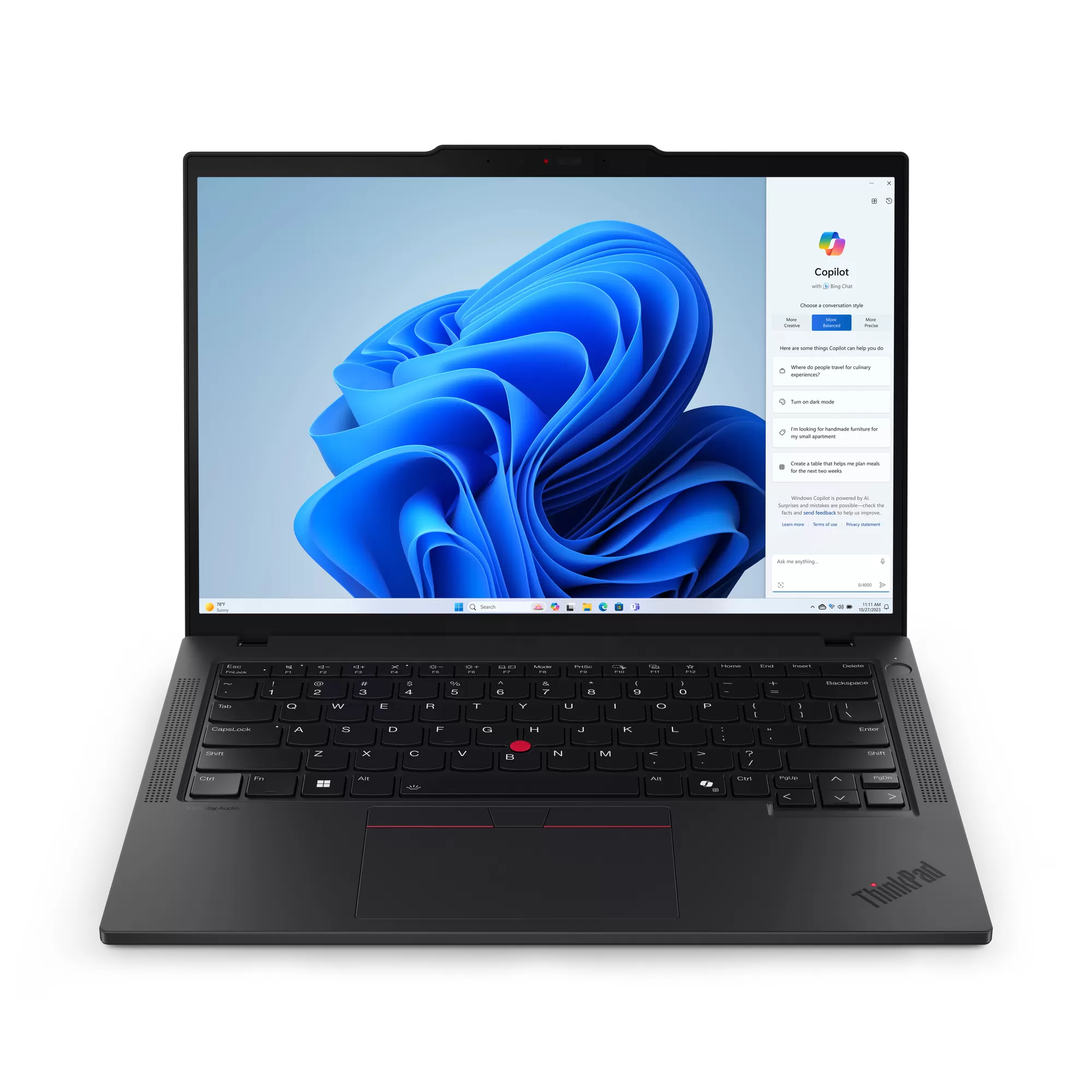 Laptop LENOVO ThinkPad T14 G5, 14 Pulgadas, Intel® Core™ Ultra 7 155U, 16 GB, Windows 11 Pro, 512 GB SSD - Imagen 3