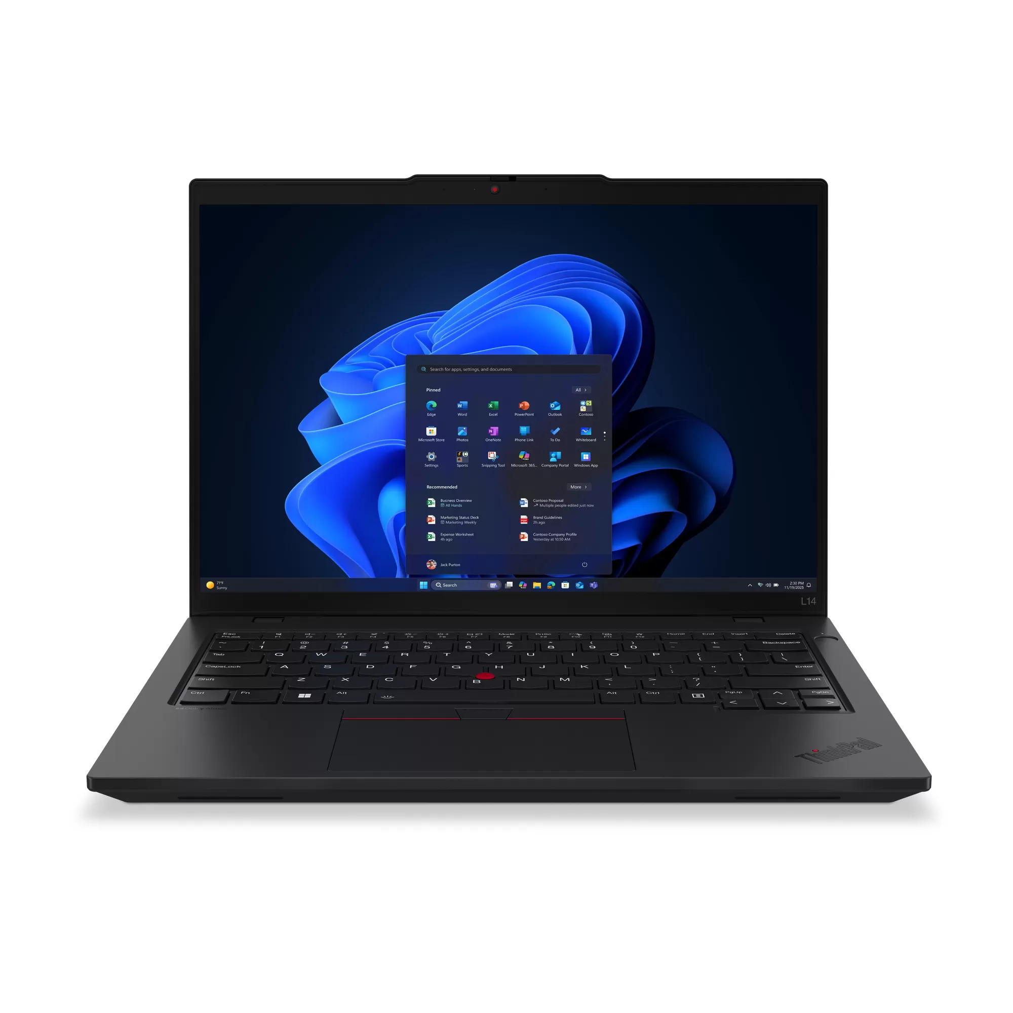 Laptop ThinkPad L14 Gen 6, Pantalla 14 Pulgadas, AMD Ryzen 7 PRO 250, 32 GB, 1 TB SSD, Windows 11 Pro, 3 años de garantia - Imagen 4