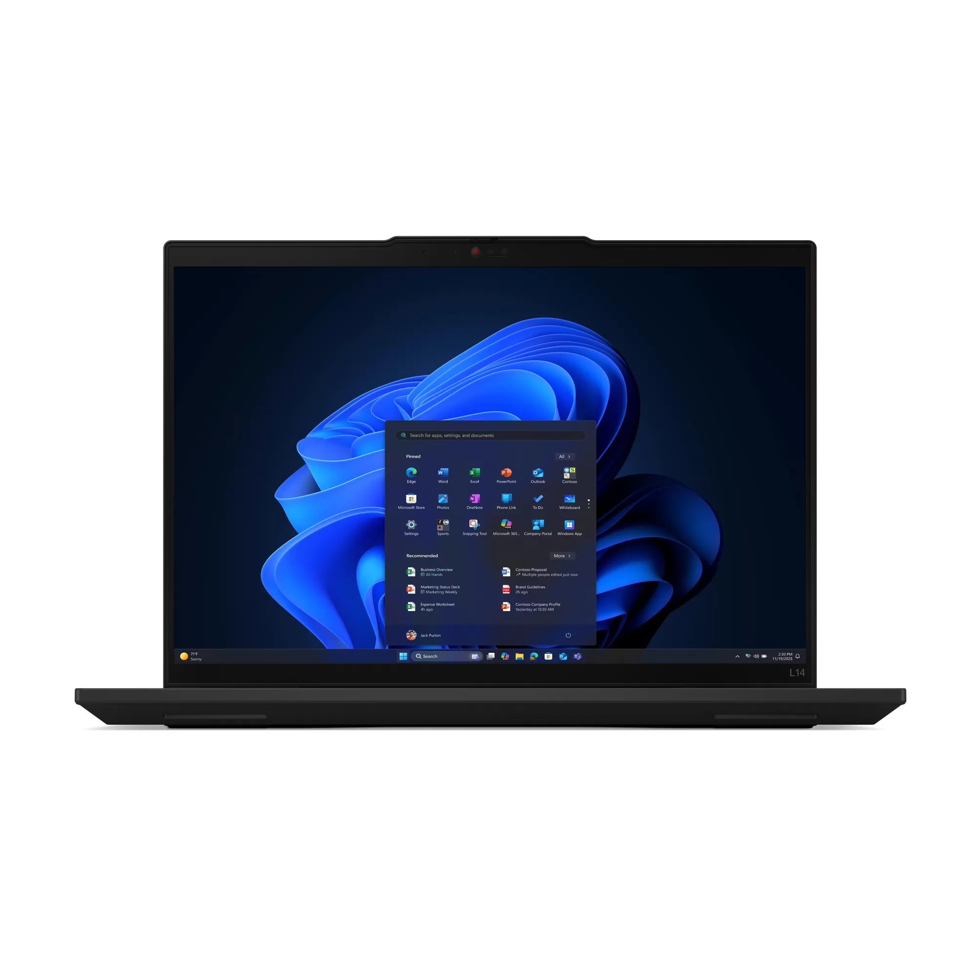 Laptop LENOVO ThinkPad L14 G6, 14 Pulgadas, Intel Core Ultra 7 255U, 16 GB, Windows 11 Pro, 512 GB SSD - Imagen 4