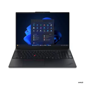 Laptop LENOVO ThinkPad E16 Gen 3 (AMD), AMD Ryzen 5 220, 32GB SODIMM DDR5-5600, 1TB SSD M.2 2242, Windows 11 Pro, 1 año de garantia