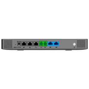 Conmutador IP para hasta 500 usuarios y 75 llamadas simultaneas, 2 FXS, 2FXO, Solo audio, WAVE, GDMS