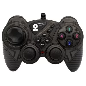 CONTROL PARA JUEGOS BROBOTIX 751899H, Gamepad, PS/PC, Analógico/Digital, 10 botones, Alámbrico