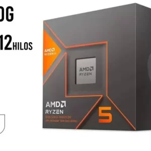 AMD RYZEN 5 8600G, 6 núcleos, Socket AM5, Con Ventilador, Con Gráficos Incluidos.