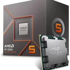 AMD RYZEN 5 8400F, 6 núcleos, Socket AM5, Con ventilador, Se requiere una tarjeta gráfica independiente