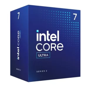 Procesador Intel Core Ultra 7 de 5.3 GHz, 20 núcleos (8P + 12E), 33 Tops (IA), Socket LGA 1851 con gráficos y disipador.