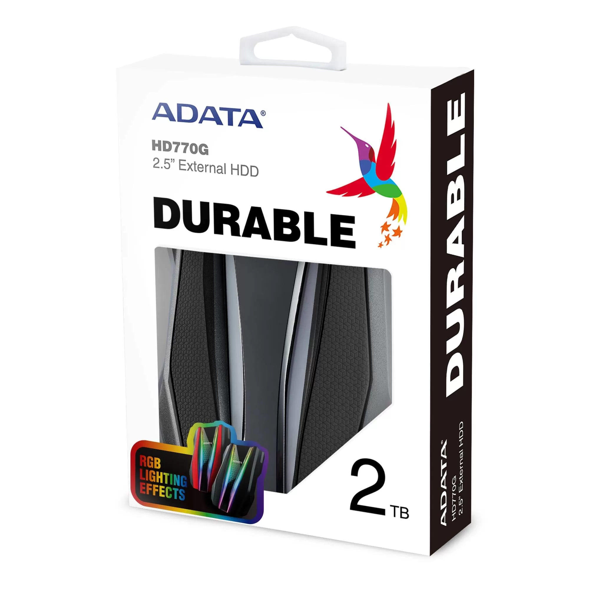 Disco Duro Externo ADATA HD770G, 2 TB, USB 3.2 Gen 1, 2.5 pulgadas, Negro - Imagen 5