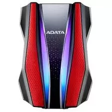Disco Duro Externo ADATA HD770G, 2 TB, USB 3.2 Gen 1, 2.5 pulgadas, Rojo