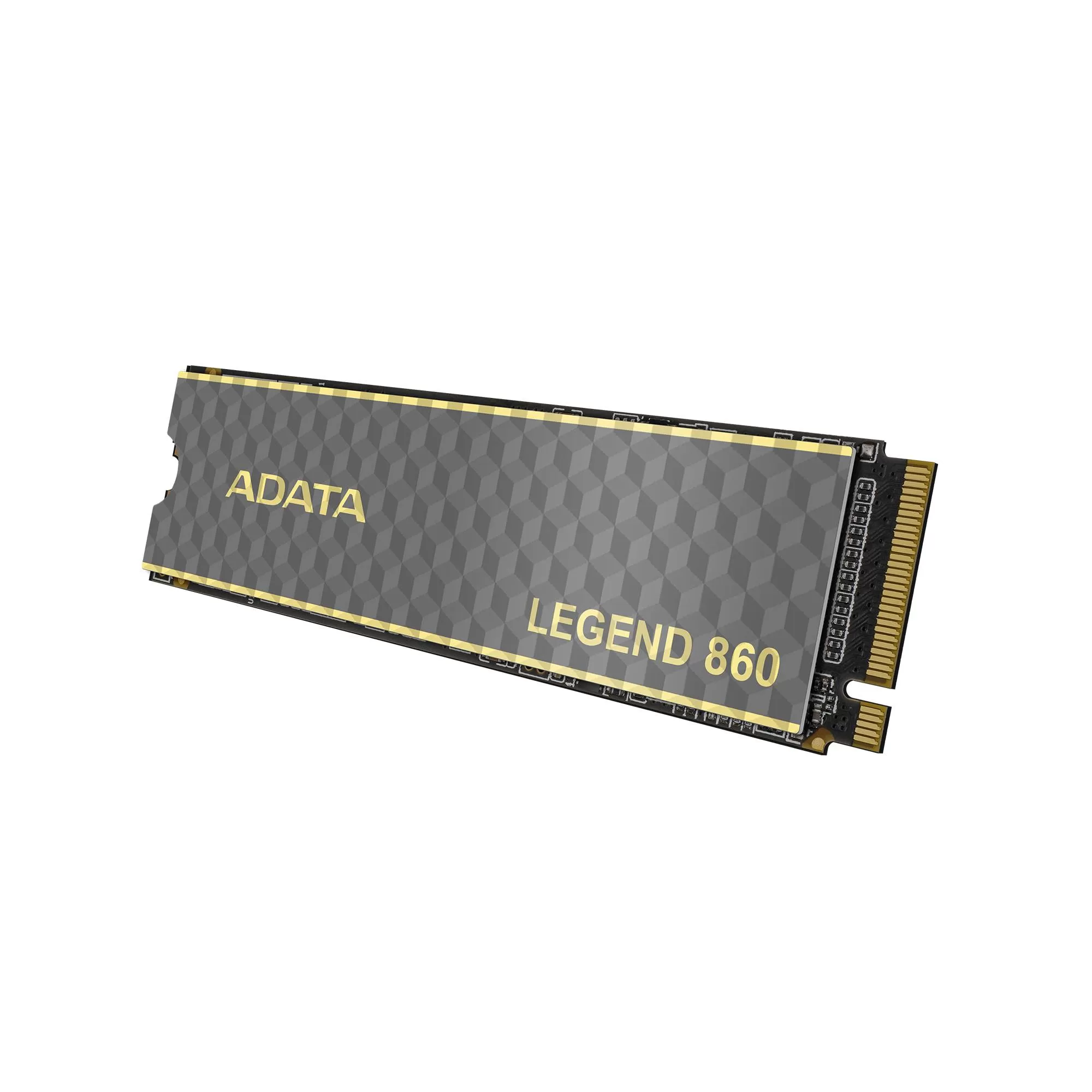 Unidad de Estado Sólido ADATA LEGEND 860 500GB PCIe Gen4x4 M.2 2280, Con disipador de aluminio. SLEG-860-500GCS - Imagen 2