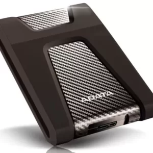 Disco Duro Externo ADATA HD650, 4 TB, USB 3.2 Gen1 (compatible con las versiones anteriores USB 2.0), 2.5 pulgadas, Negro