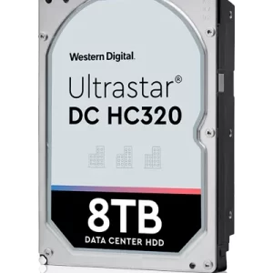Disco Duro 8TB WESTERN DIGITAL Ultrastar HC320, 8000 GB, Serial ATA III, 7200 RPM, 3.5", Servidor/estación de trabajo