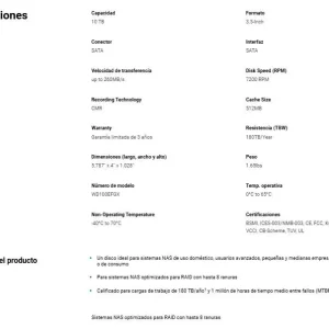 DD WD RED PLUS WD100EFGX 10TB 3.5