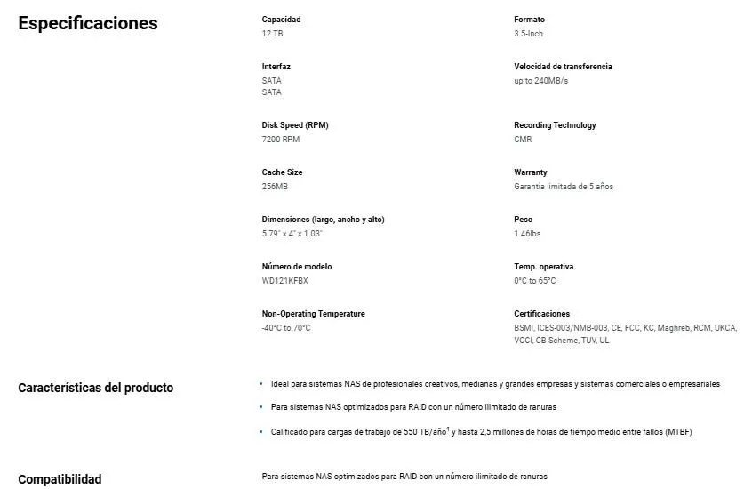 DD WD RED PLUS WD120EFGX 12TB 3.5