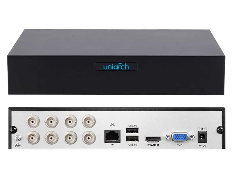 DVR 8 Canales Pentahíbrido 1080P Lite (XVR-108F) / H.265 / 8CH BNC + 2CH IP / Almacenamiento 6TB / 12 VDC - Imagen 3