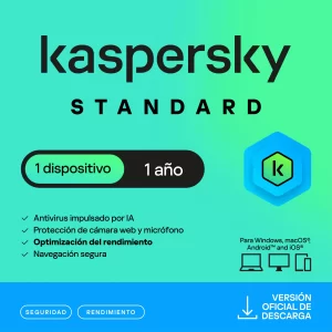 Kaspersky Standard 1 Dispositvo 1 Año (Anti-virus)