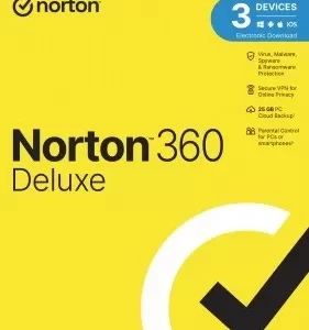 ESD Norton 360 Deluxe 3 Dispositivos 1 Año 21437342