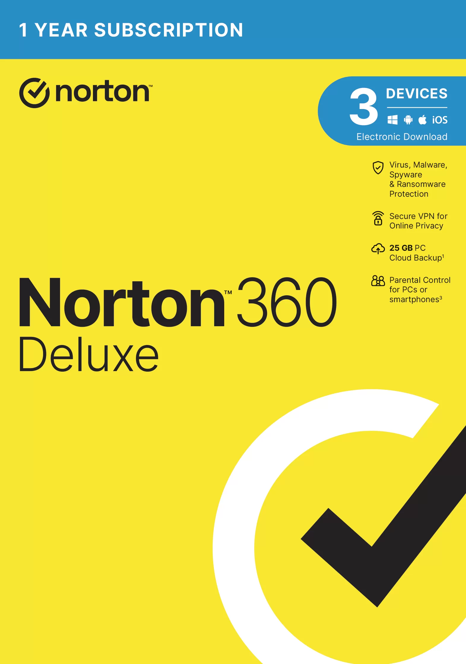 ESD Norton 360 Deluxe 3 Dispositivos 2 Años 21437348