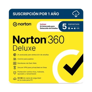 ESD Norton 360 Deluxe 5 Dispositivos 1 Año 21430635