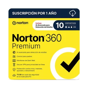 ESD Norton 360 Premium 10 Dispositivos 1 Año 21430698