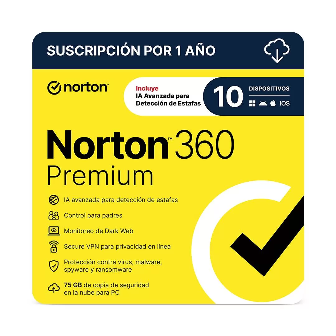 ESD Norton 360 Premium 10 Dispositivos 1 Año 21430698