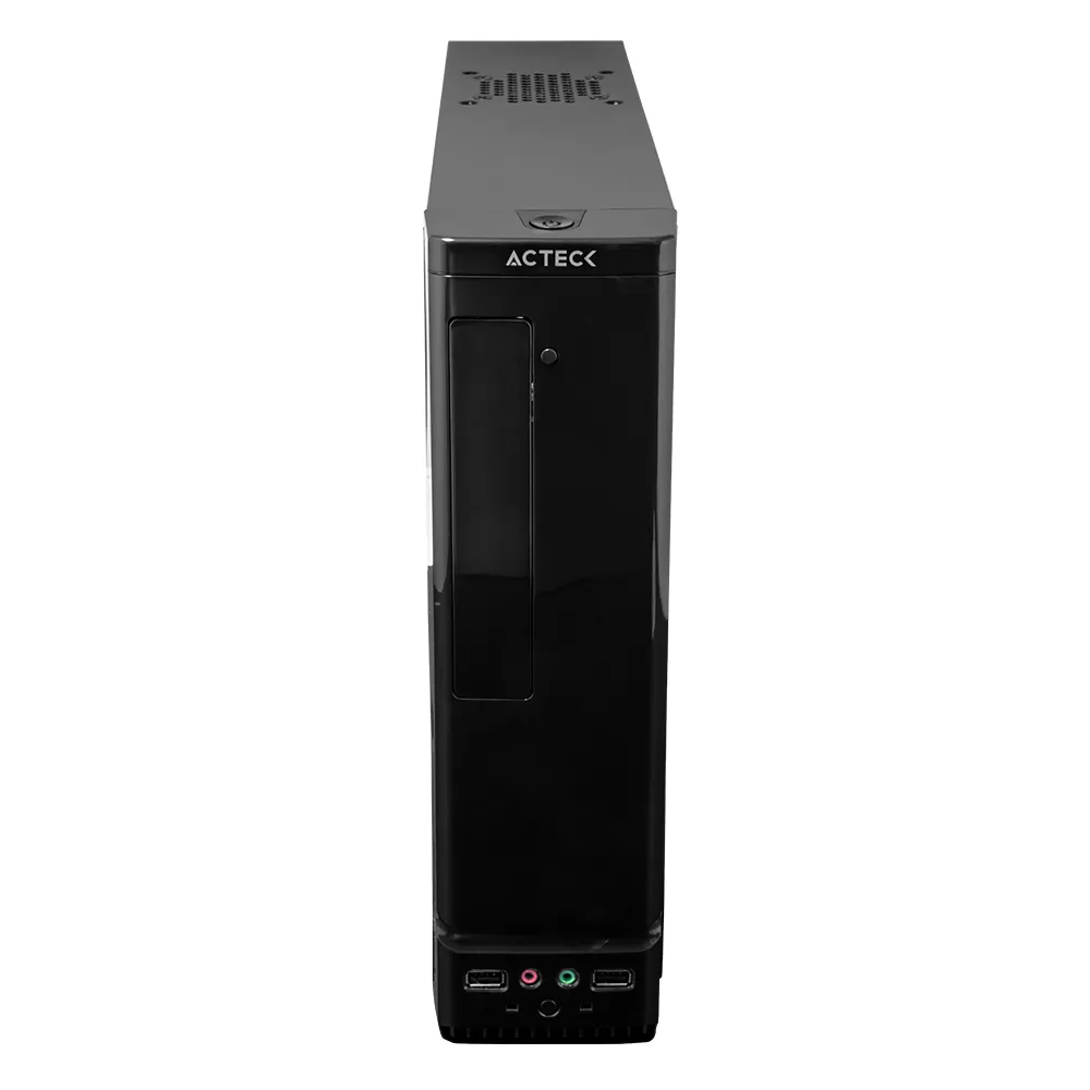 Gabinete ACTECK ATOM GS240 Micro Desktop Slim Micro ATX Y Mini ITX USB 2.0 Fuente 450W 1 Vent - Imagen 2