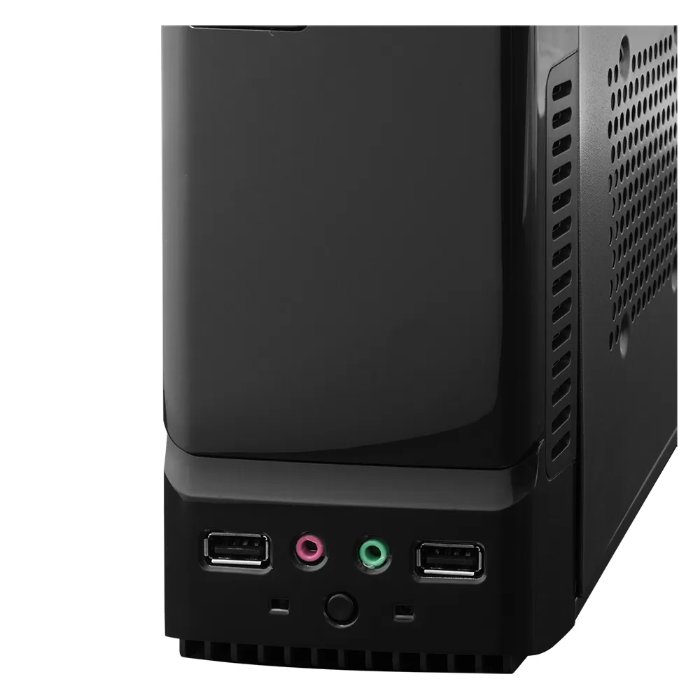 Gabinete ACTECK ATOM GS240 Micro Desktop Slim Micro ATX Y Mini ITX USB 2.0 Fuente 450W 1 Vent - Imagen 5