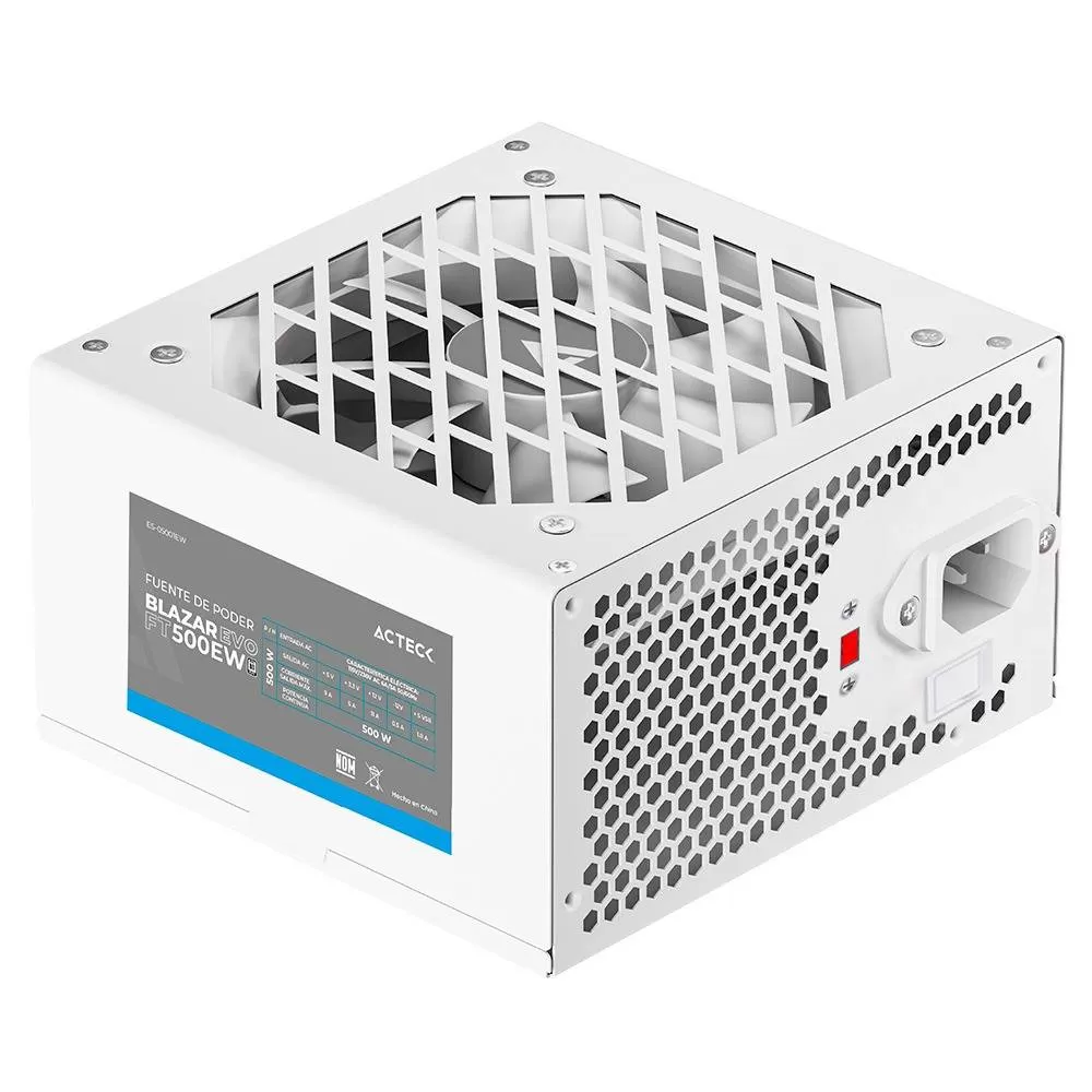 Fuente de Poder ACTECK Blazar Evo ACTECK FT500EW Advanced Series 500W - Imagen 2