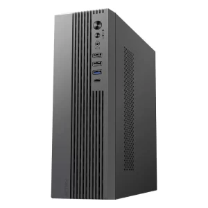 Gabinete Mini Torre Slim ONEX GS450 ACTECK Factor Micro ATX- Mini ITX, Lector de tarjetas SD