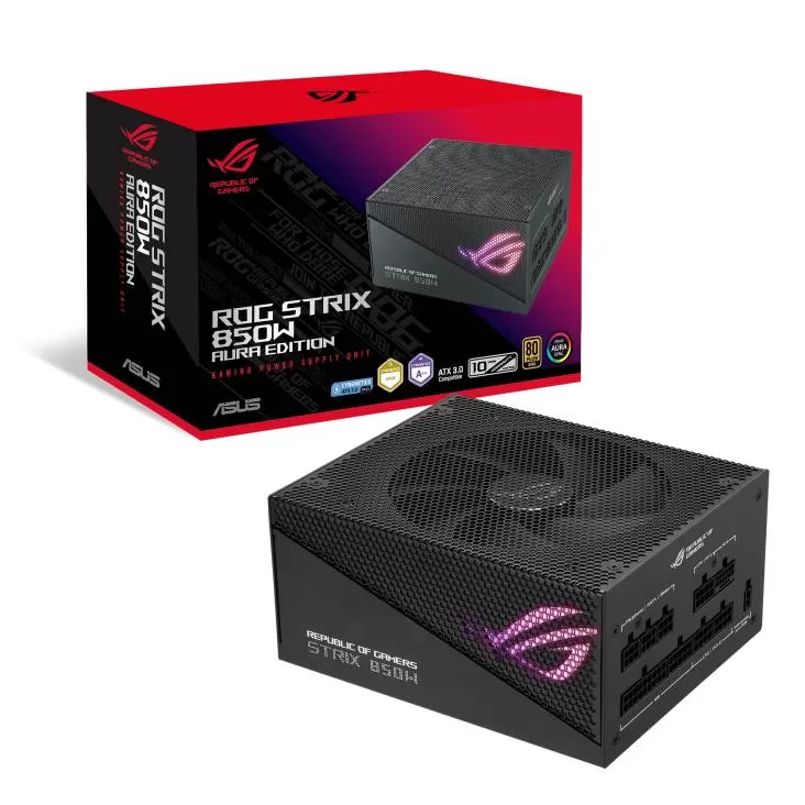 Fuente de Poder ASUS ROG Strix 850W, Gold Aura Edition 80 PLUS Gold, 20+4 pin ATX, 135mm, 850W - Imagen 4