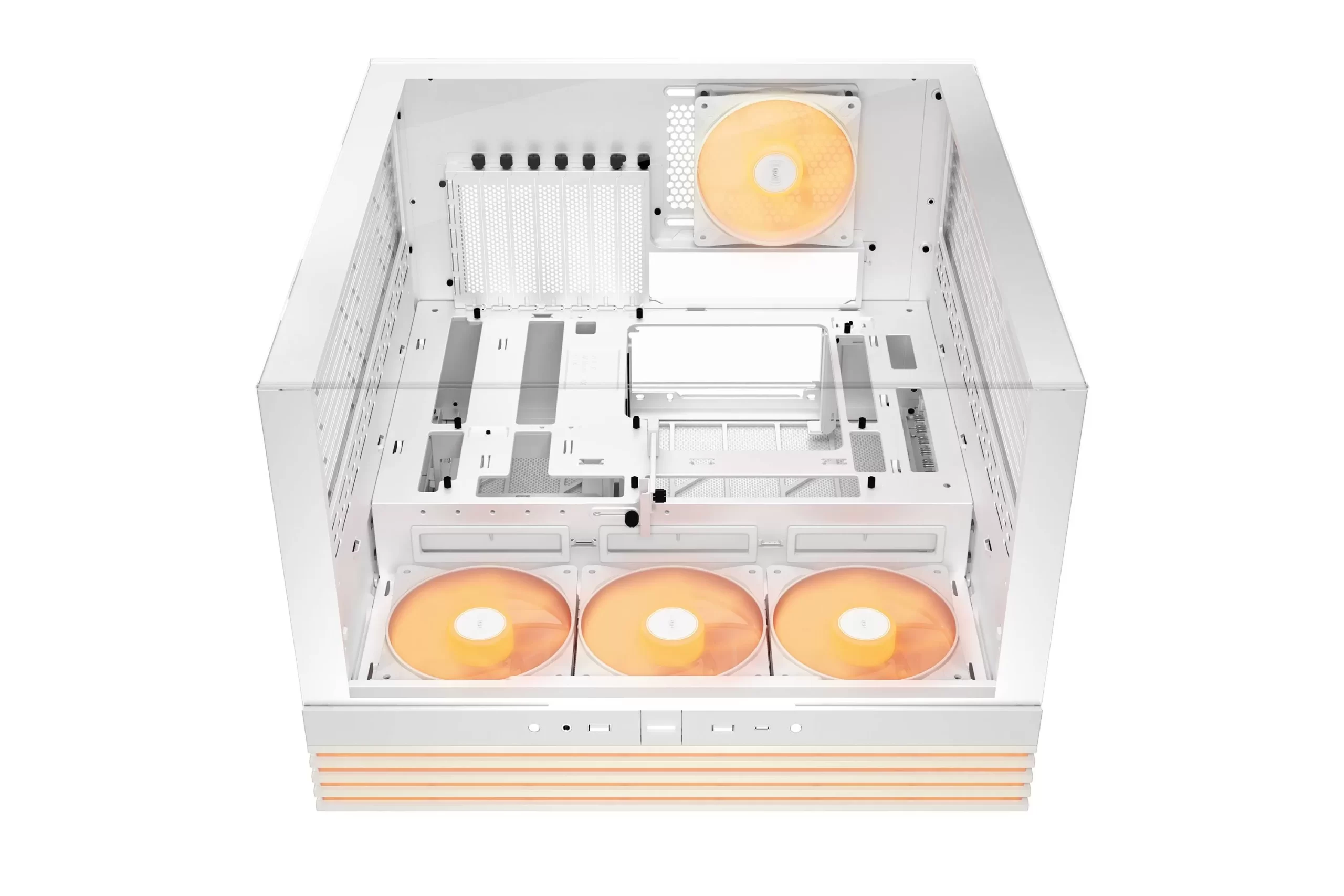 GABINETE be quiet! BGW68 Light Base 600 LX White con ventiladores ARGB