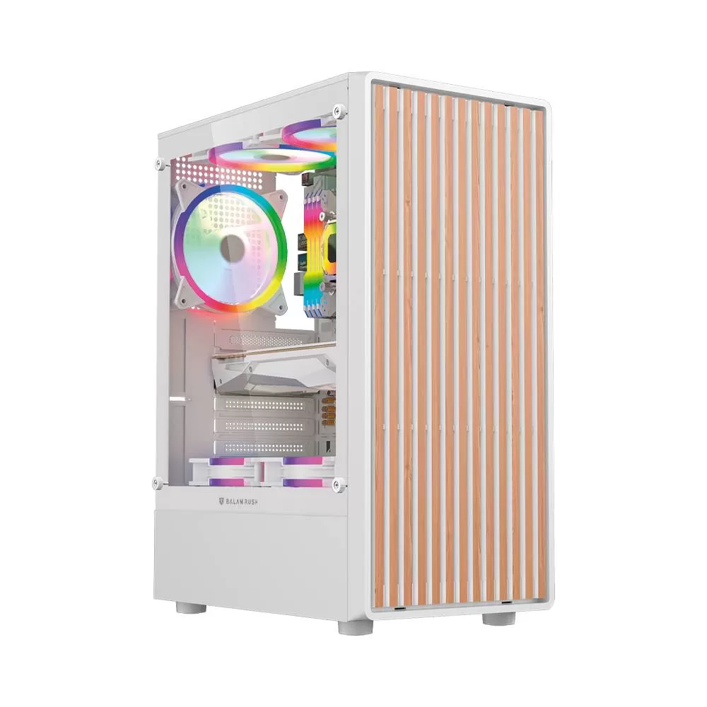 Gabinete Gamer Media Torre ATX Dragonfly Wood GM580CW Factor: ATX, Micro Atx - Mini ITX