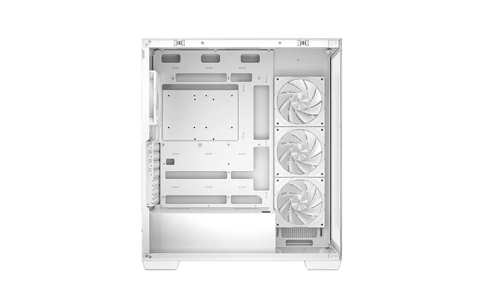 Gabinete Gaming DeepCool CG580 4F White Midi-Tower, ATX/Micro-ATX/Mini-ITX, USB 3.0, sin Fuente, 4 Ventiladores Instalados, Blanco R-CG580-WHADA4-G-1 - Imagen 2