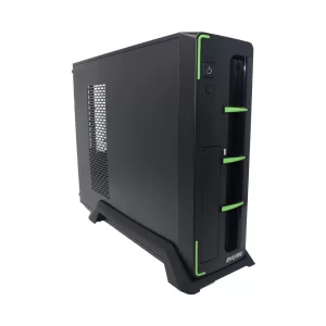 GABINETE EVOTEC SLIM ARUBA VERDE FUENTE 600W