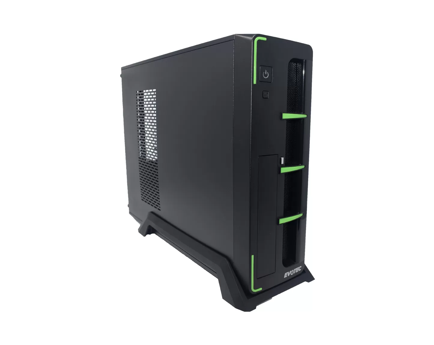 GABINETE EVOTEC SLIM ARUBA VERDE FUENTE 600W