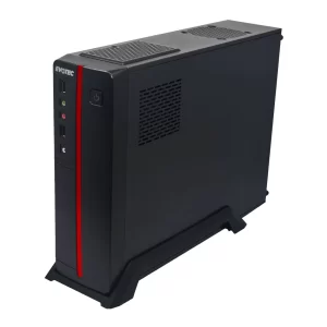 Gabinete EVOTEC Viena Slim, Gabinete, m-ATX, Negro, 600 W