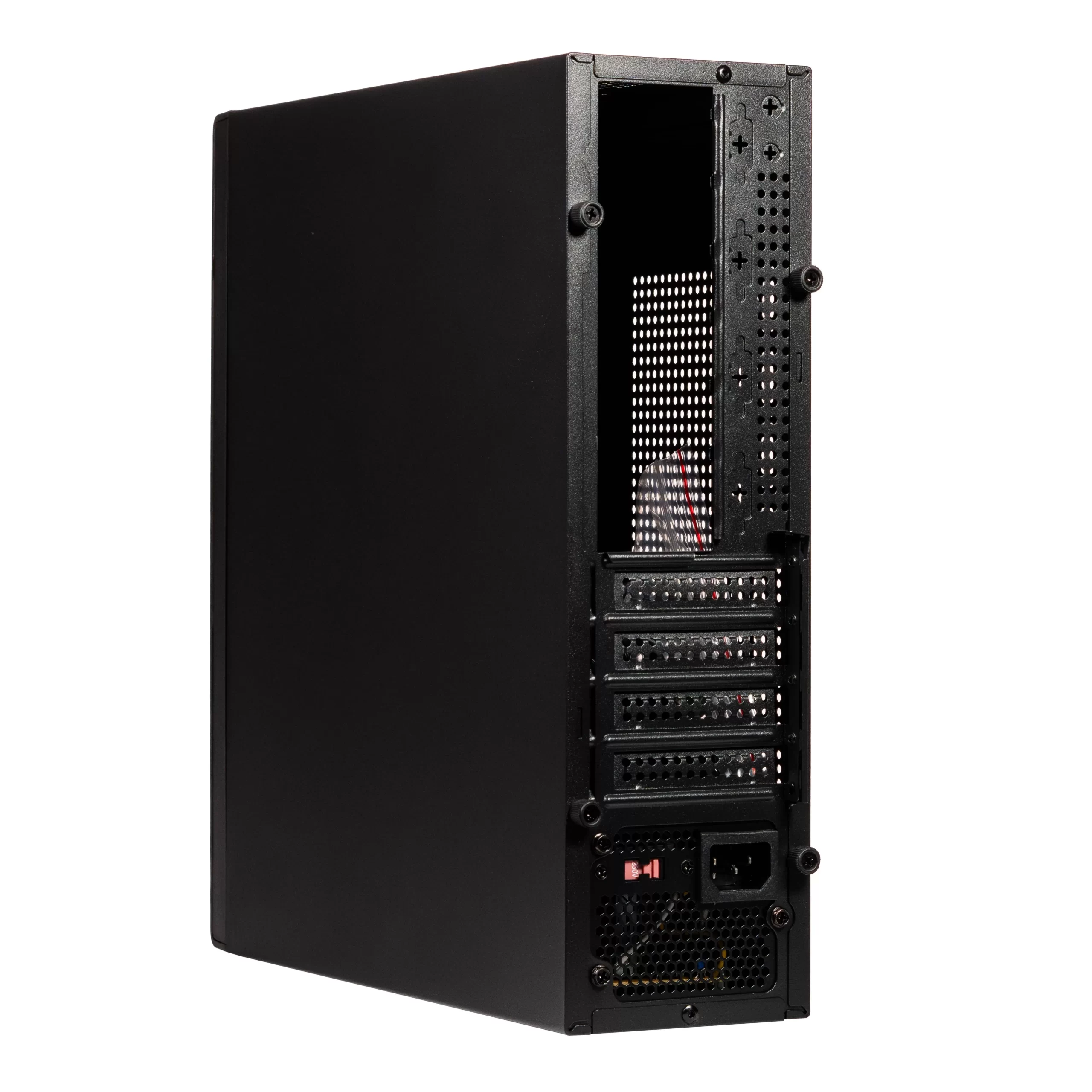 EVOTEC GABINETE SLIM MICRO ATX CON FUENTE 500W TOLEDO EV-1026 - Imagen 2