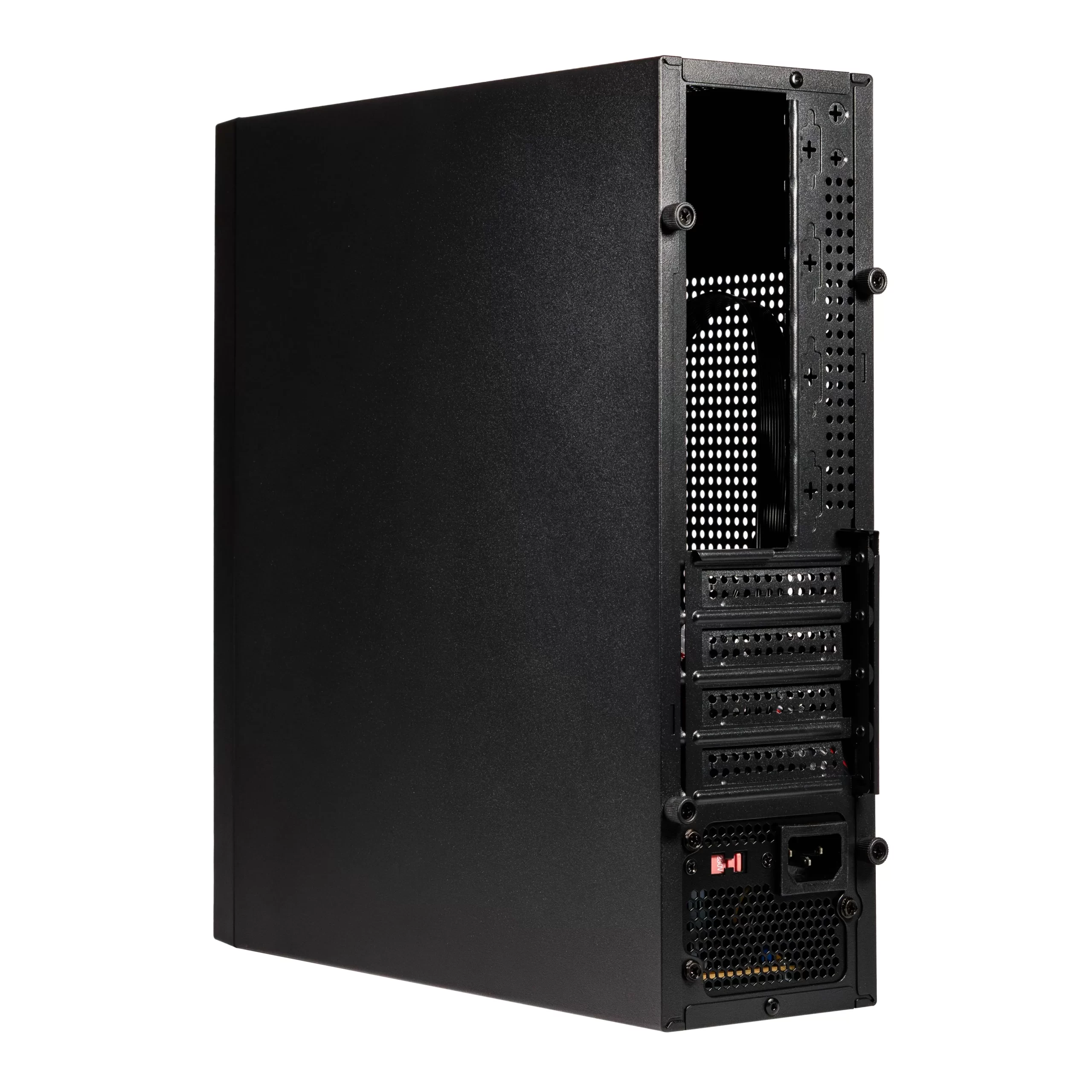 EVOTEC GABINETE SLIM MICRO ATX CON FUENTE 500W CÓRDOBA EV-1027 - Imagen 2