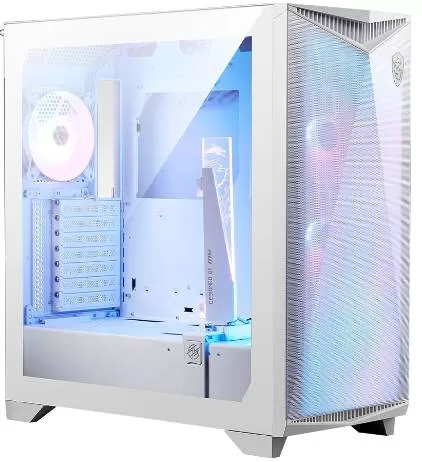 Gabinete MSI MPG GUNGNIR 300R AIRFLOW WHITE, Midi-Tower, PC, ATX, EATX, ITX, micro ATX, Blanco - Imagen 2