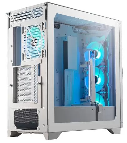 Gabinete MSI MPG GUNGNIR 300R AIRFLOW WHITE, Midi-Tower, PC, ATX, EATX, ITX, micro ATX, Blanco - Imagen 3