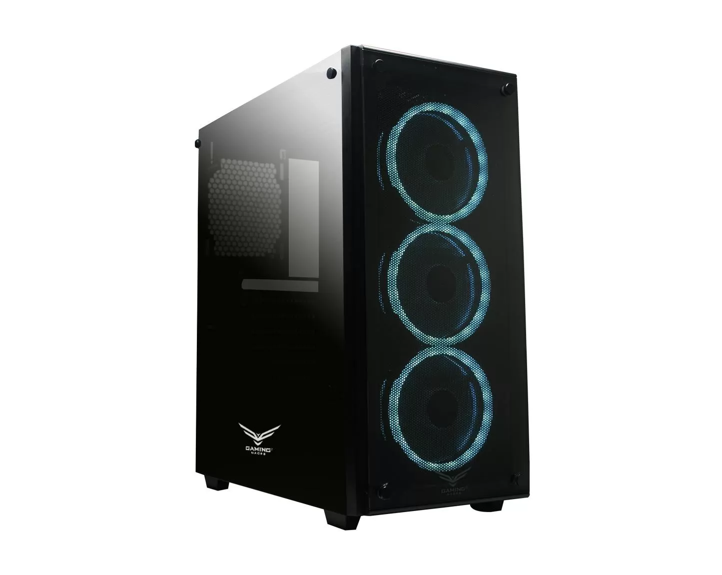 Gabinete Gaming Naceb Technology PLAYER Crystal Case NA-0603, Full ATX, Negro - Imagen 2