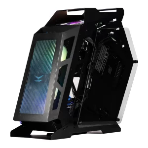Gabinete Gaming ESPECIAL CON CRISTAL TEMPLADO , ITX, MicroATX, Ventiladores 2 Frontales 1Posterior ARGB USB 3.0 x1, USB 1.1 x1 HD Audio x1 NA-0641