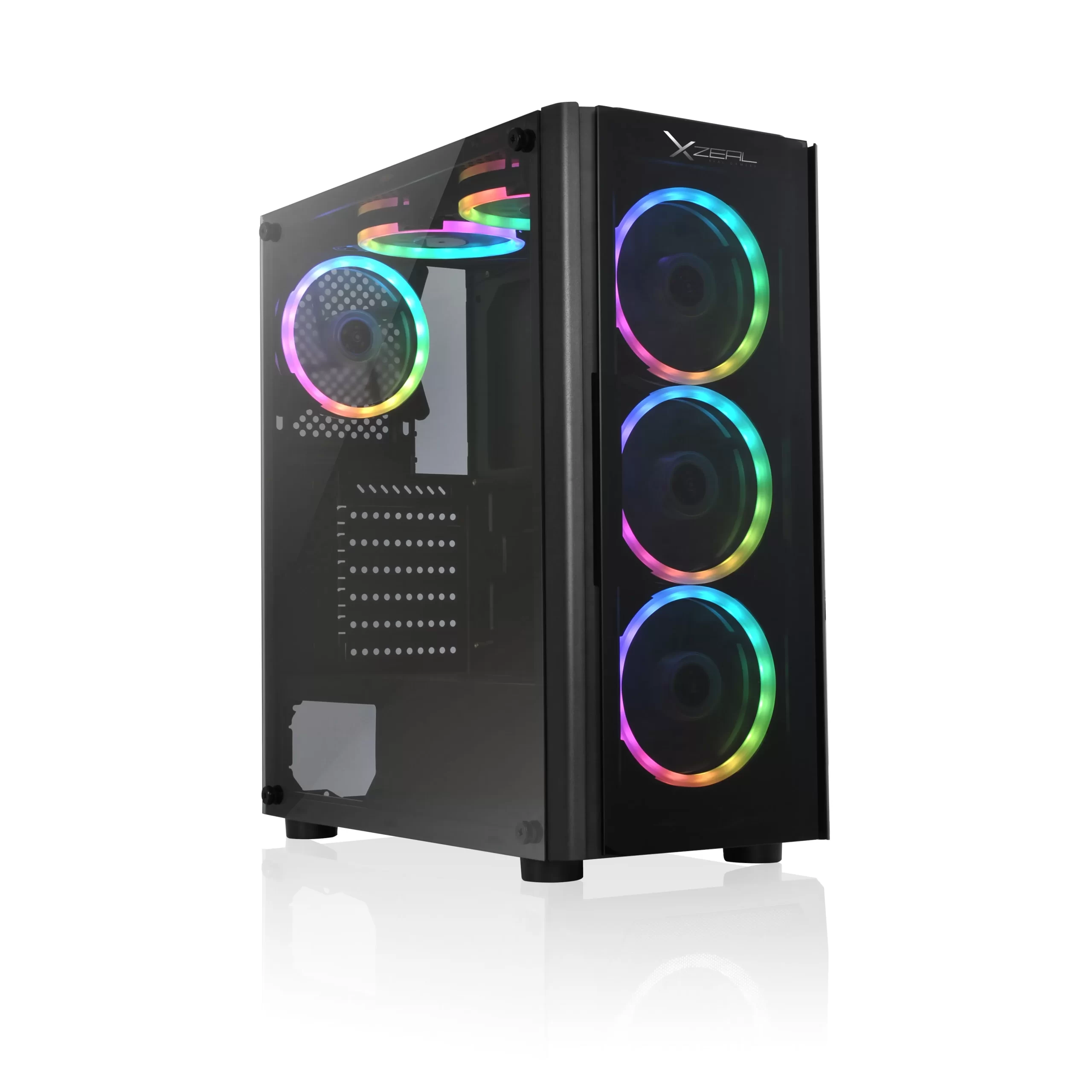 Gabinete Gamer Xzeal XZ110. XZCGB12B - Imagen 2