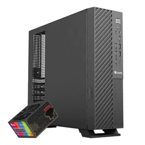 Gabinete Oficina Mince Slim ITX Stylos con fuente de poder 550W STGAMN1B