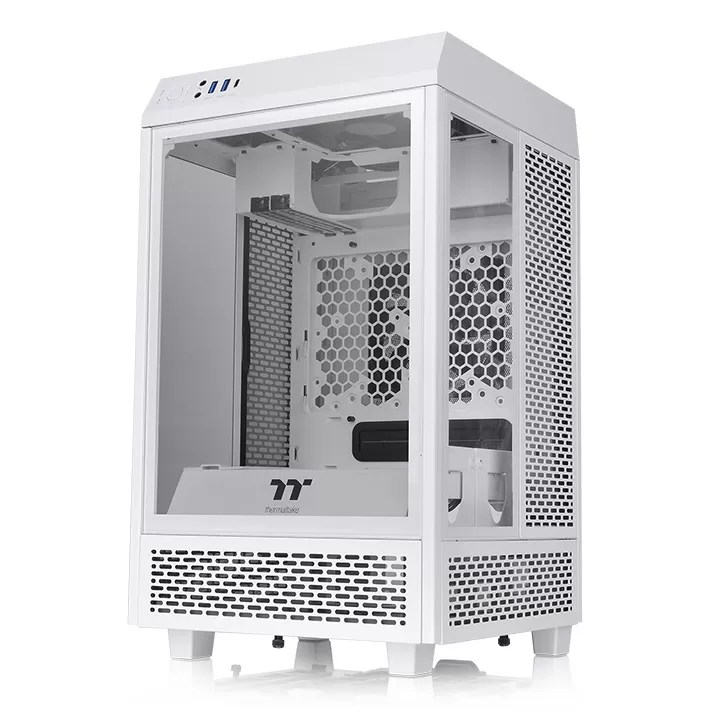 Gabinete Thermaltake Tower 100 Snow, con Ventana RGB, Mini-Tower, Mini-ITX, USB 3.0, sin Fuente - Imagen 4