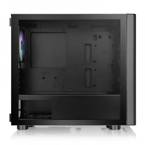 Gabinete Thermaltake V150 TG ARGB, Negro Micro-chassis, Micro ATX/MINI ITX, USB 2.0, sin fuente, 3 ventiladores instalados ARGB - Imagen 2