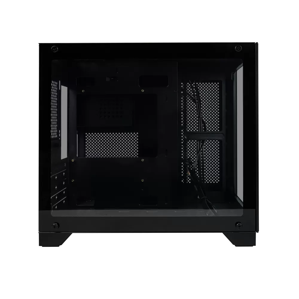 GABINETE GAMER GAME FACTOR CSG570 mATX FISHTANK, DOBLE CRISTAL, USB 3.0, S/FTE, NEGRO - Imagen 2