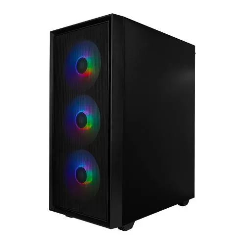 GABINETE GAME FACTOR CSG503 mATX, USB 3.0, 4 VENT 120MM ARGB S/FTE - Imagen 2