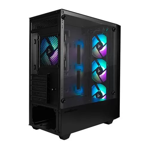 GABINETE GAME FACTOR CSG503 mATX, USB 3.0, 4 VENT 120MM ARGB S/FTE - Imagen 4