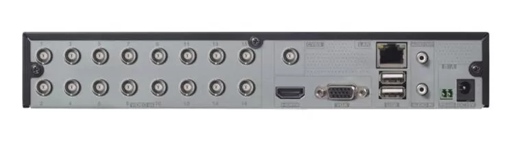DVR Pentahibrido de 16 canales 3K/5 MP (AHD/TVI/CVI/CVBS) + 8 CH-IP hasta 5 MP (Via red), Dynamic Hybrid, HDD 6 TB, HDMI, P2P - Imagen 2